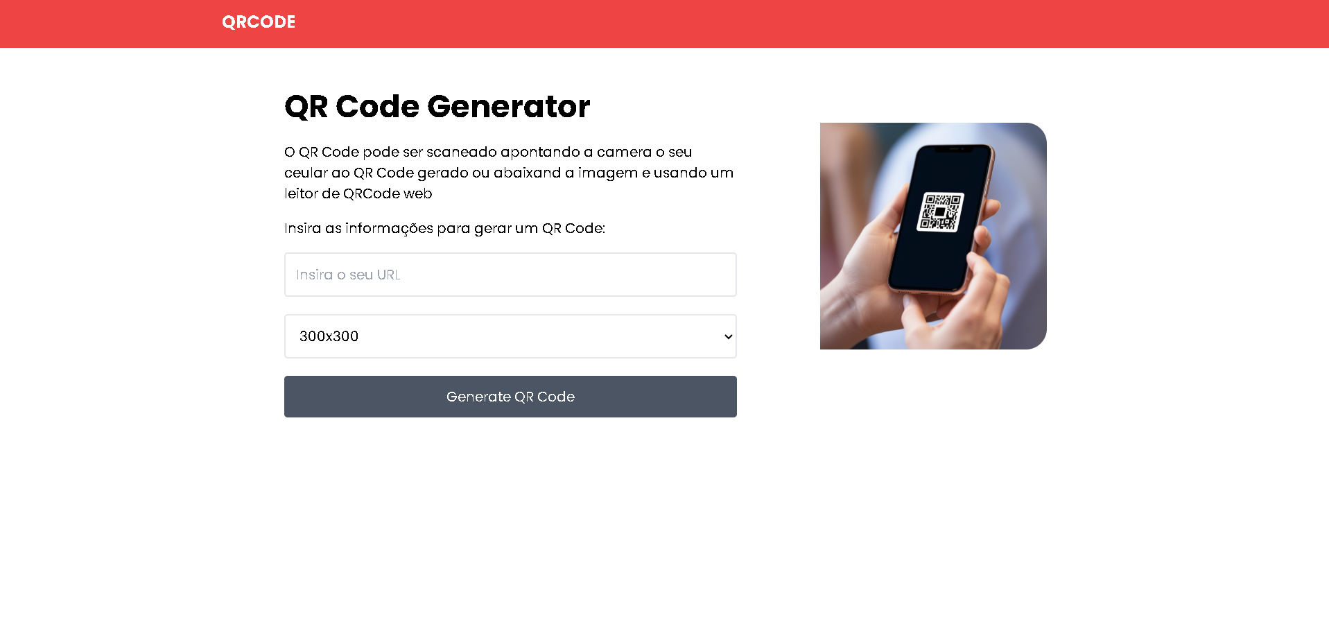 Gerador de QR Code
